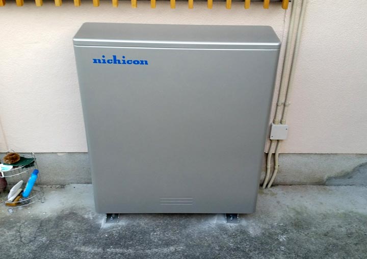 福岡県宮若市F様邸蓄電池・EV用充電器設置