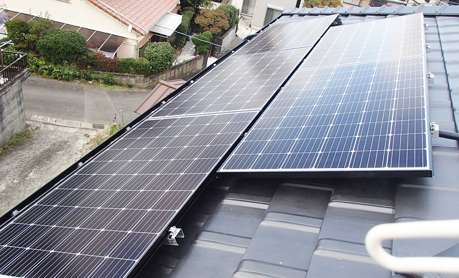 I様邸 長州産業太陽光発電設備工事