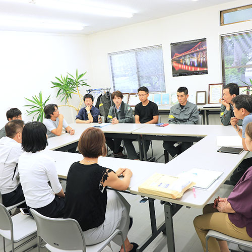 お客様満足度向上のための社内教育実習