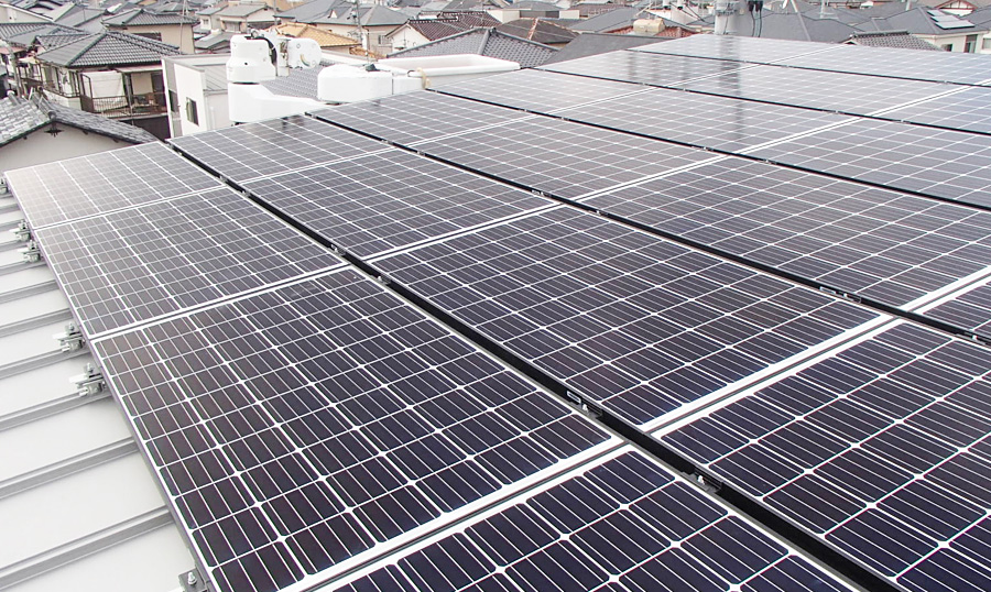 Qセルズ太陽光発電設備工事