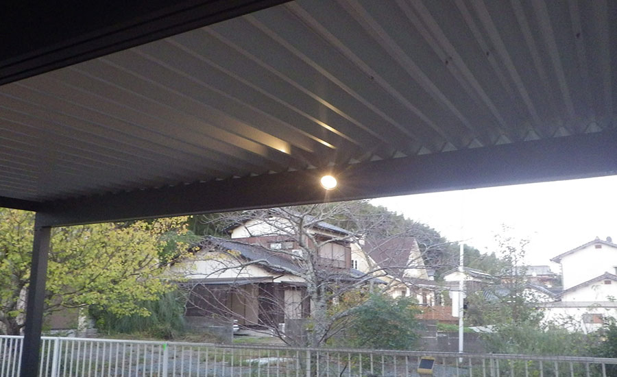 Ｓ様邸（福岡県） ｿｰﾗｰｶｰﾎﾟｰﾄ及び蓄電池設備工事