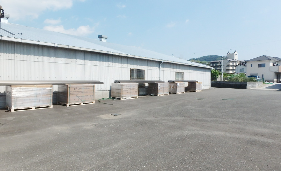 M社様　太陽光発電パネル設置工事　カナディアンソーラー