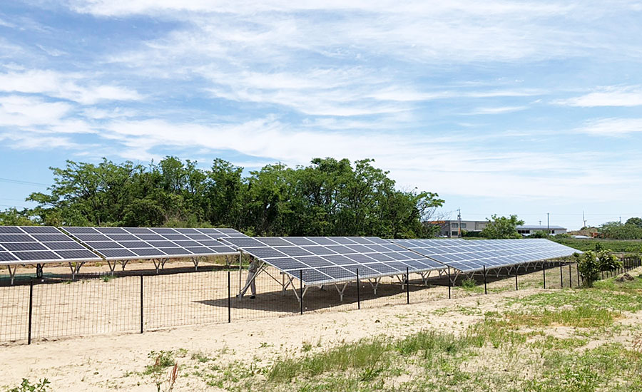 鳥取県鳥取市弓原東浜太陽光発電所