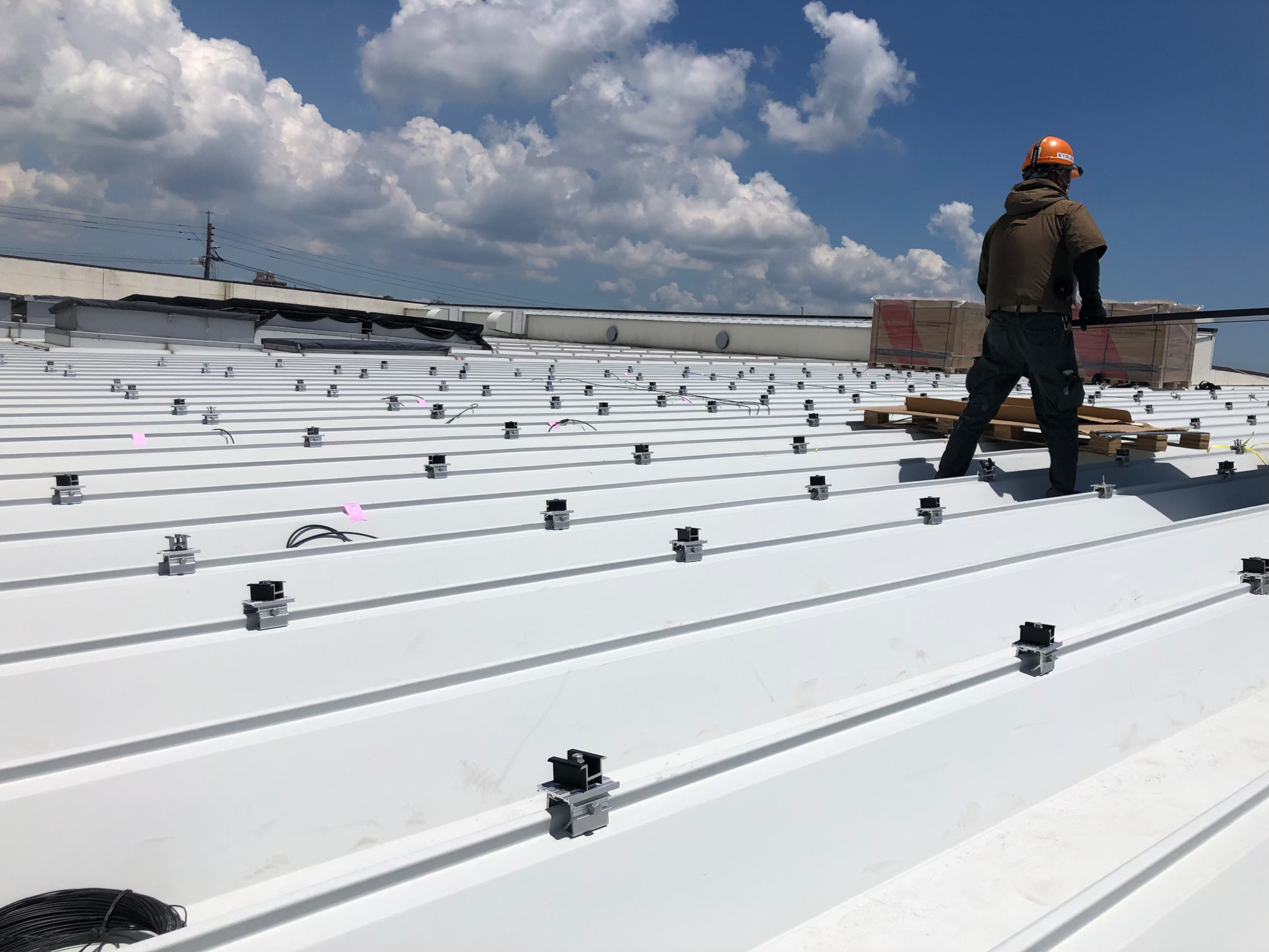 福岡県飯塚市　太陽光発電設置工事