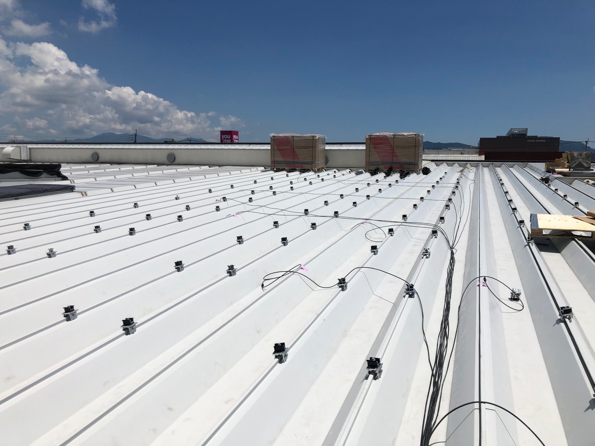 福岡県飯塚市　太陽光発電設置工事