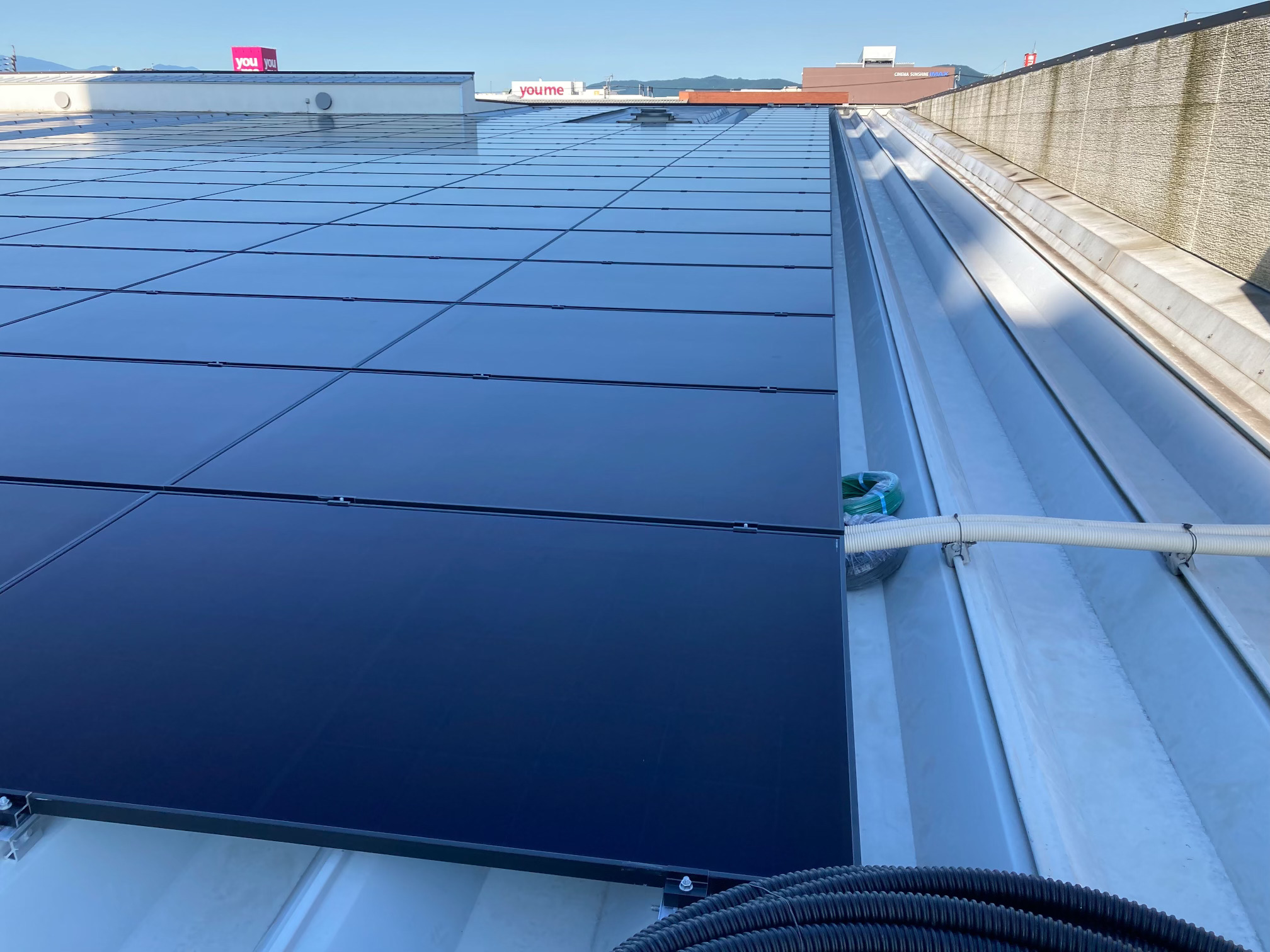 福岡県飯塚市　太陽光発電設置工事