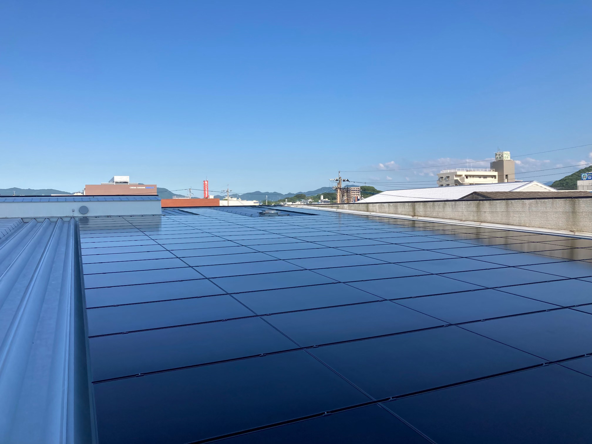 福岡県飯塚市　太陽光発電設置工事